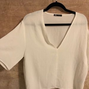 Zara flowy top